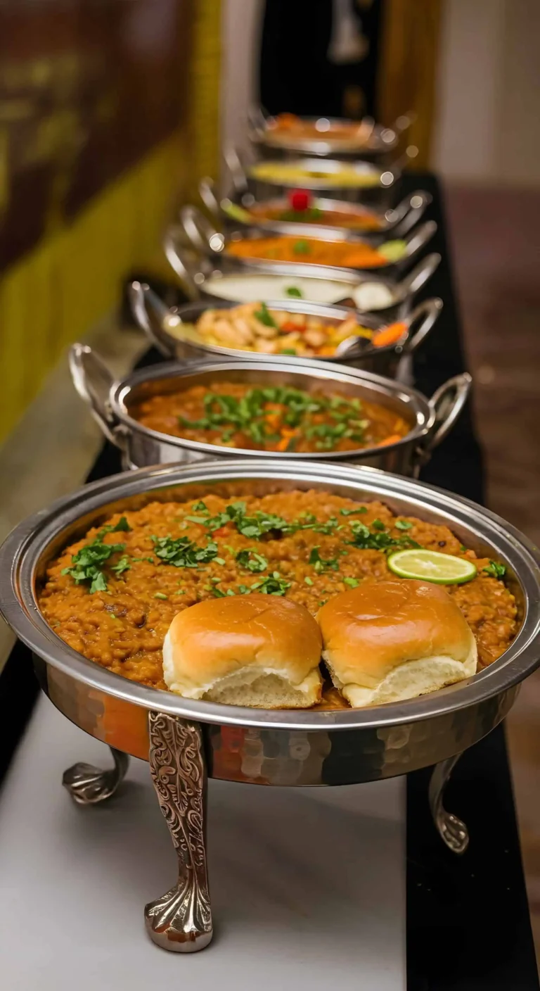 fresh-pav-bhaji-buffet-display